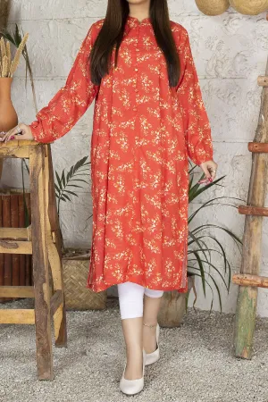1PIECE DIGITAL PRINT LINEN KURTA | DPLK-90