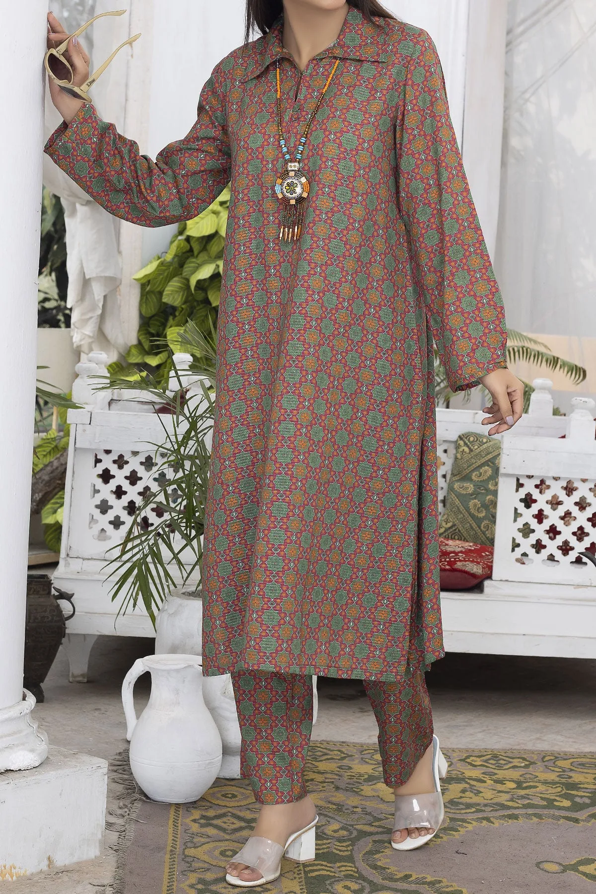 2 PIECE DIGITAL PRINT LINEN | DPL-186