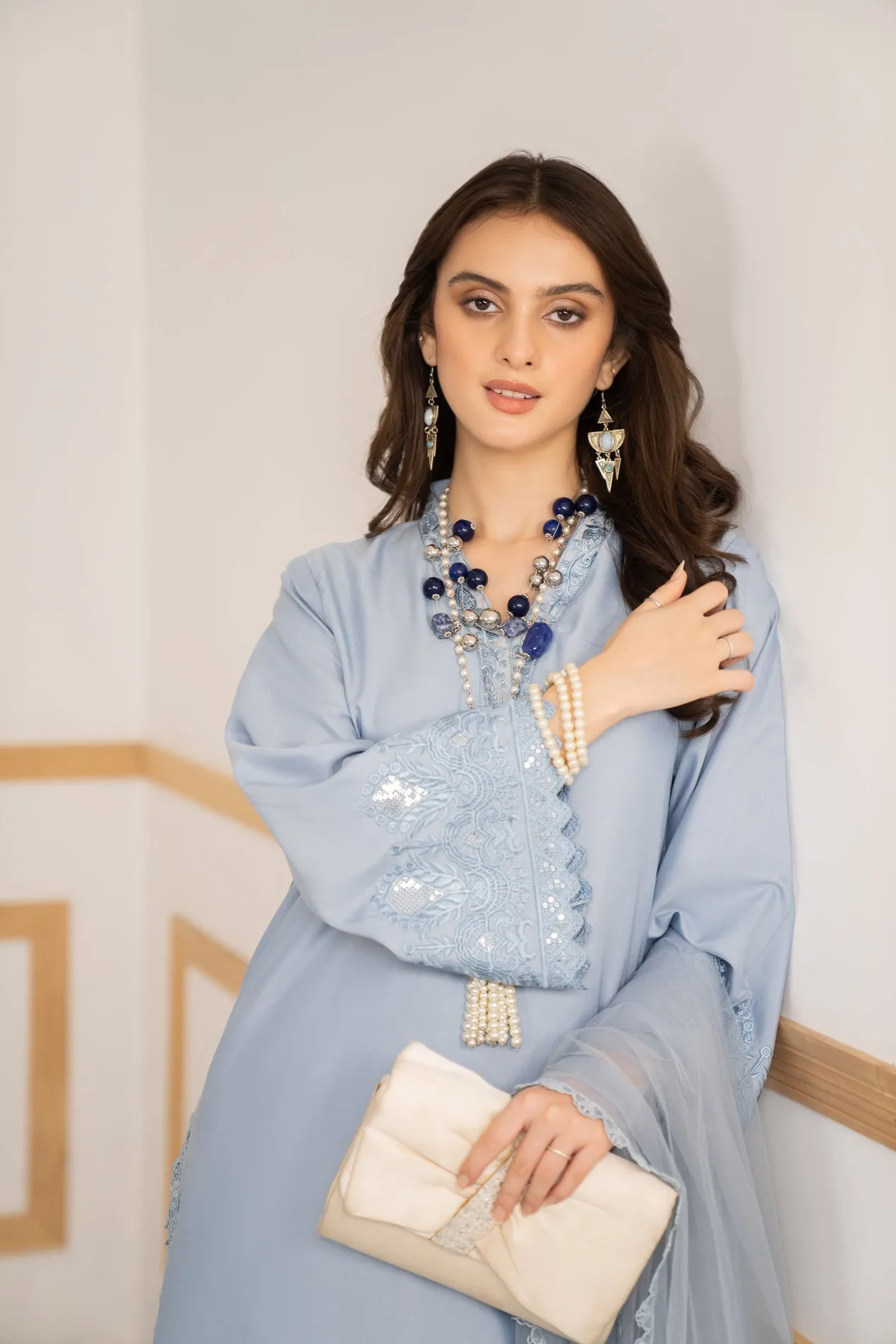 3PC READY TO WEAR LINEN DRESS 09