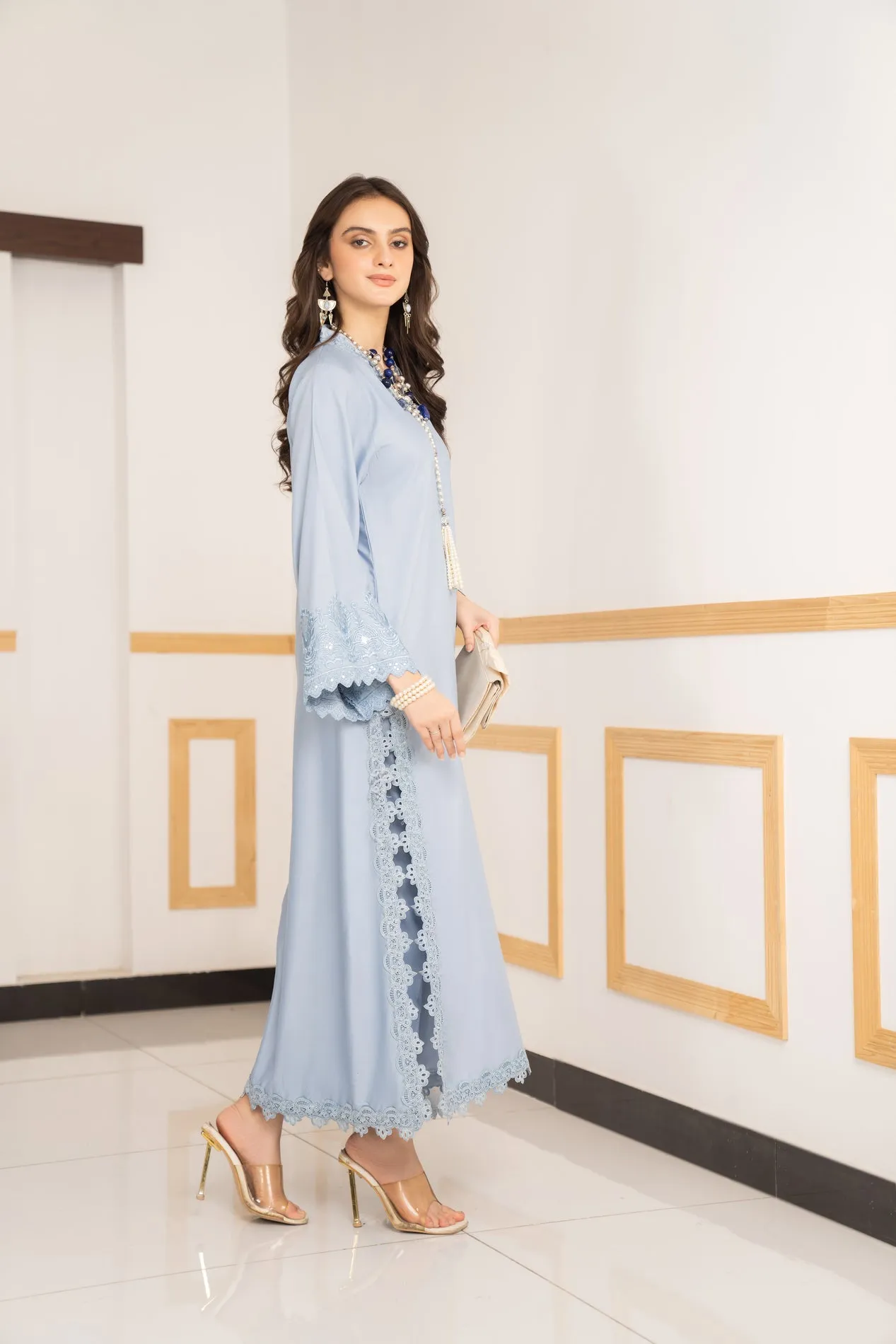 3PC READY TO WEAR LINEN DRESS 09