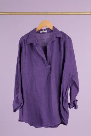 Anne   Kate Italian Orivieto Linen Shirt