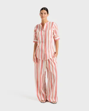 Arezzo Short Sleeve Shirt - Watermelon