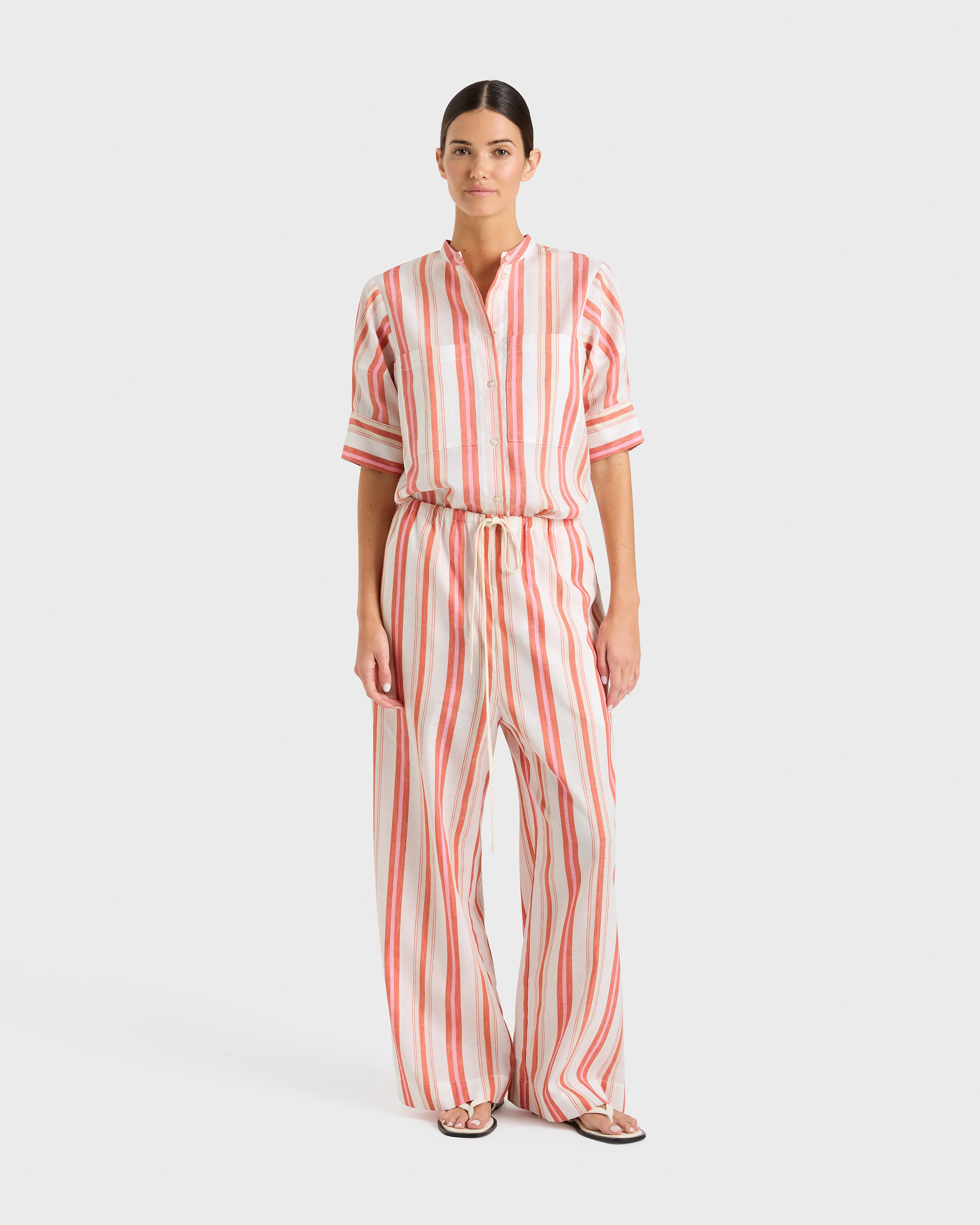 Arezzo Short Sleeve Shirt - Watermelon