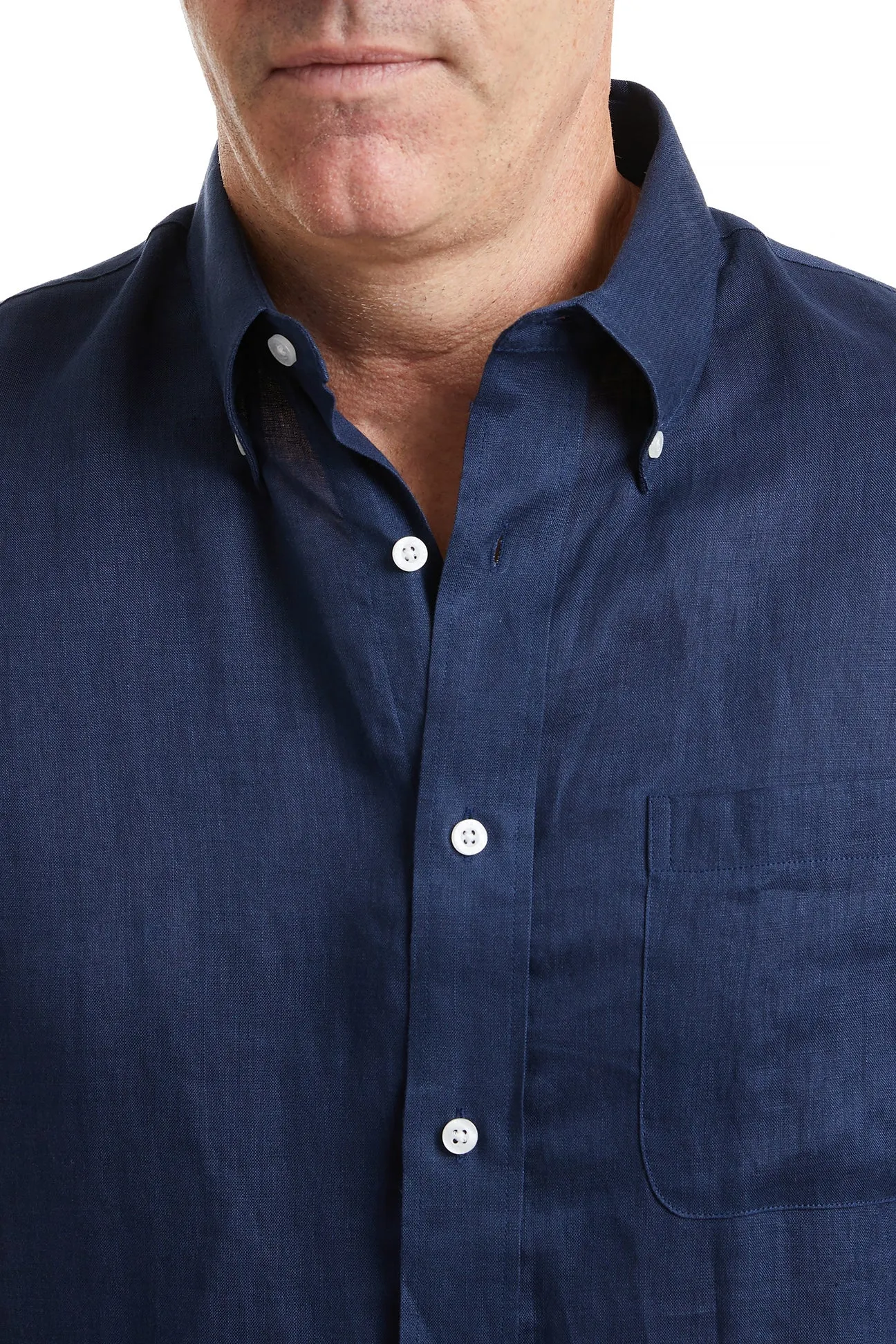 Chase Shirt Nantucket Navy Linen