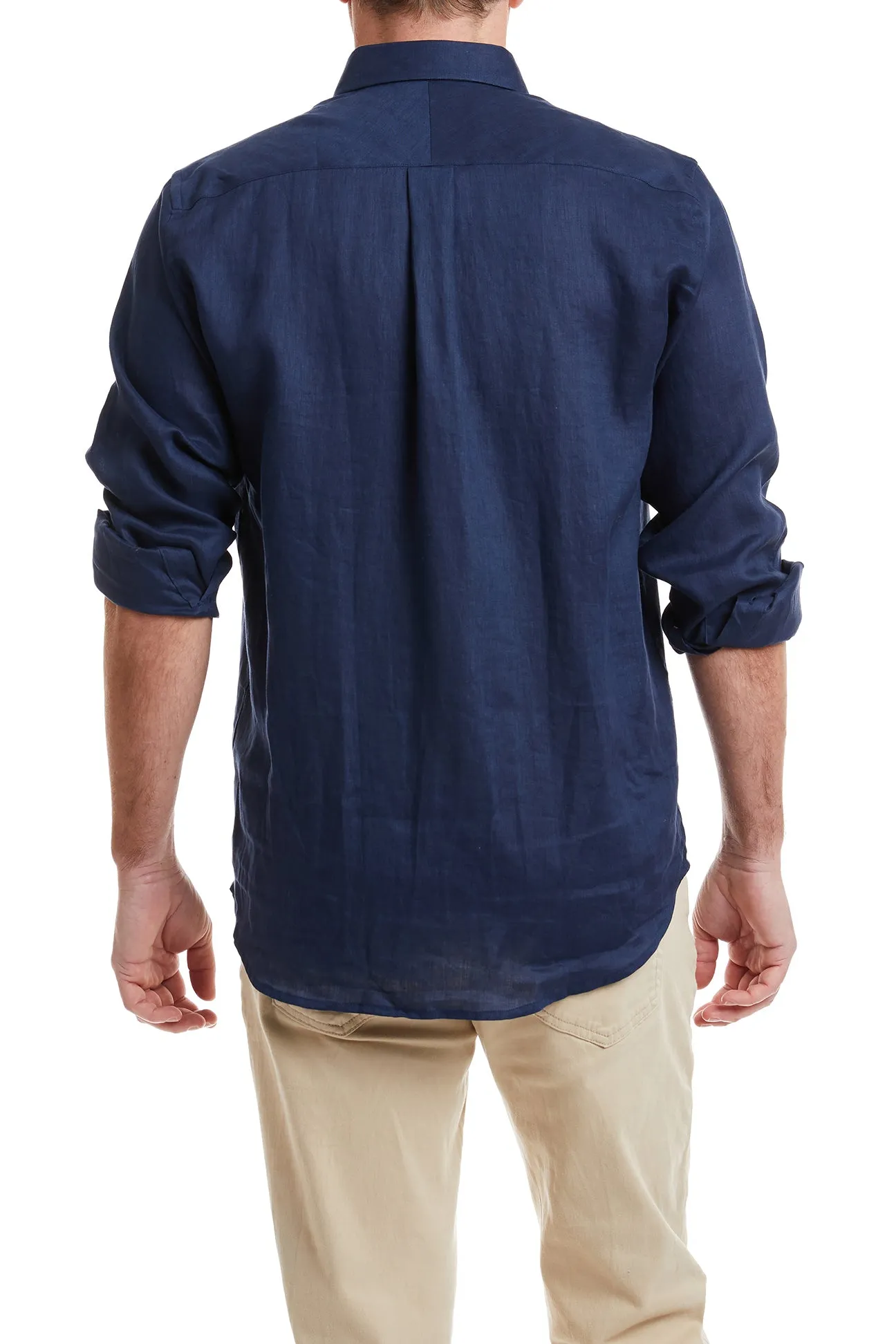 Chase Shirt Nantucket Navy Linen