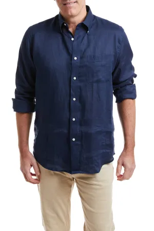 Chase Shirt Nantucket Navy Linen