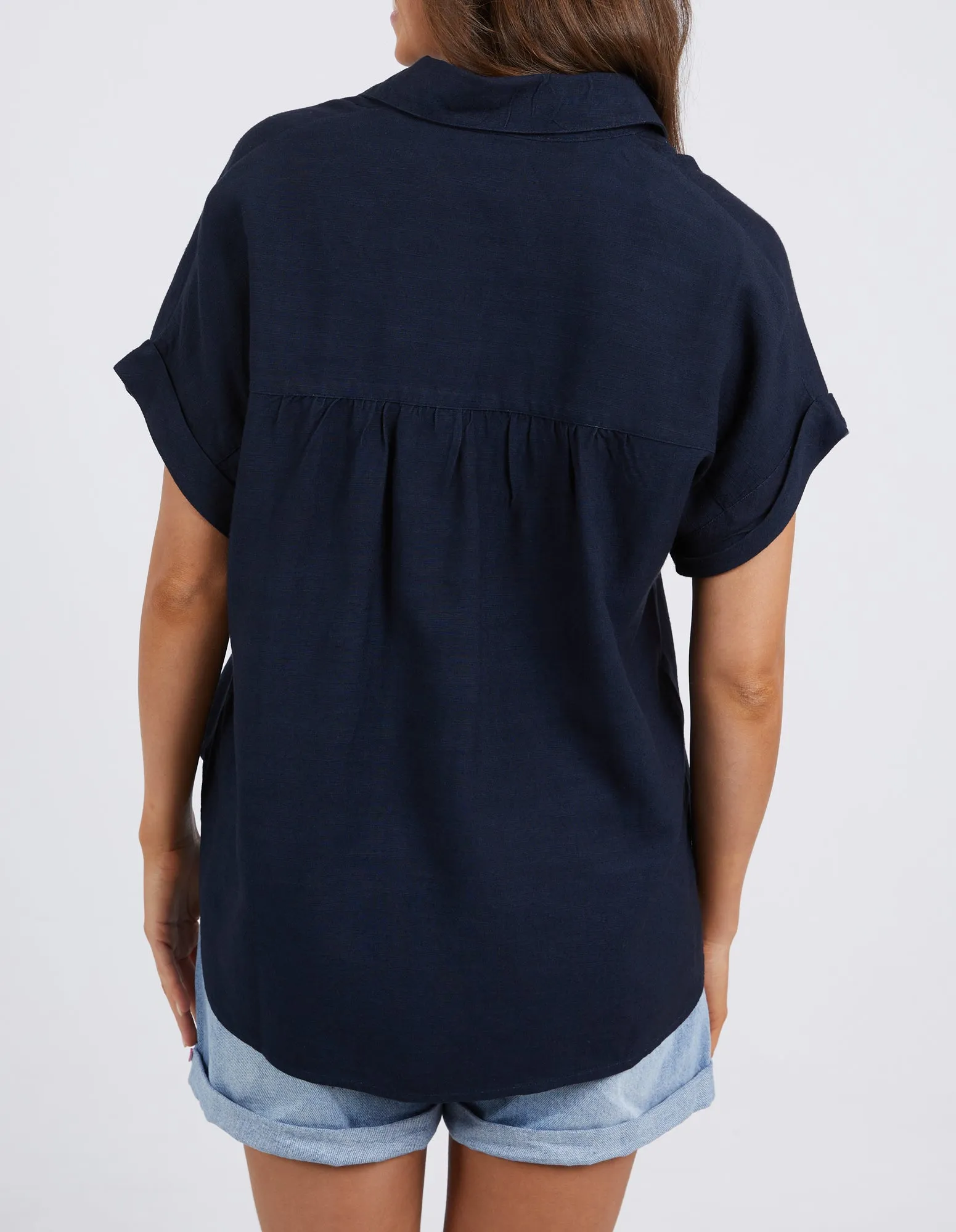 Clem Shirt Dark Sapphire