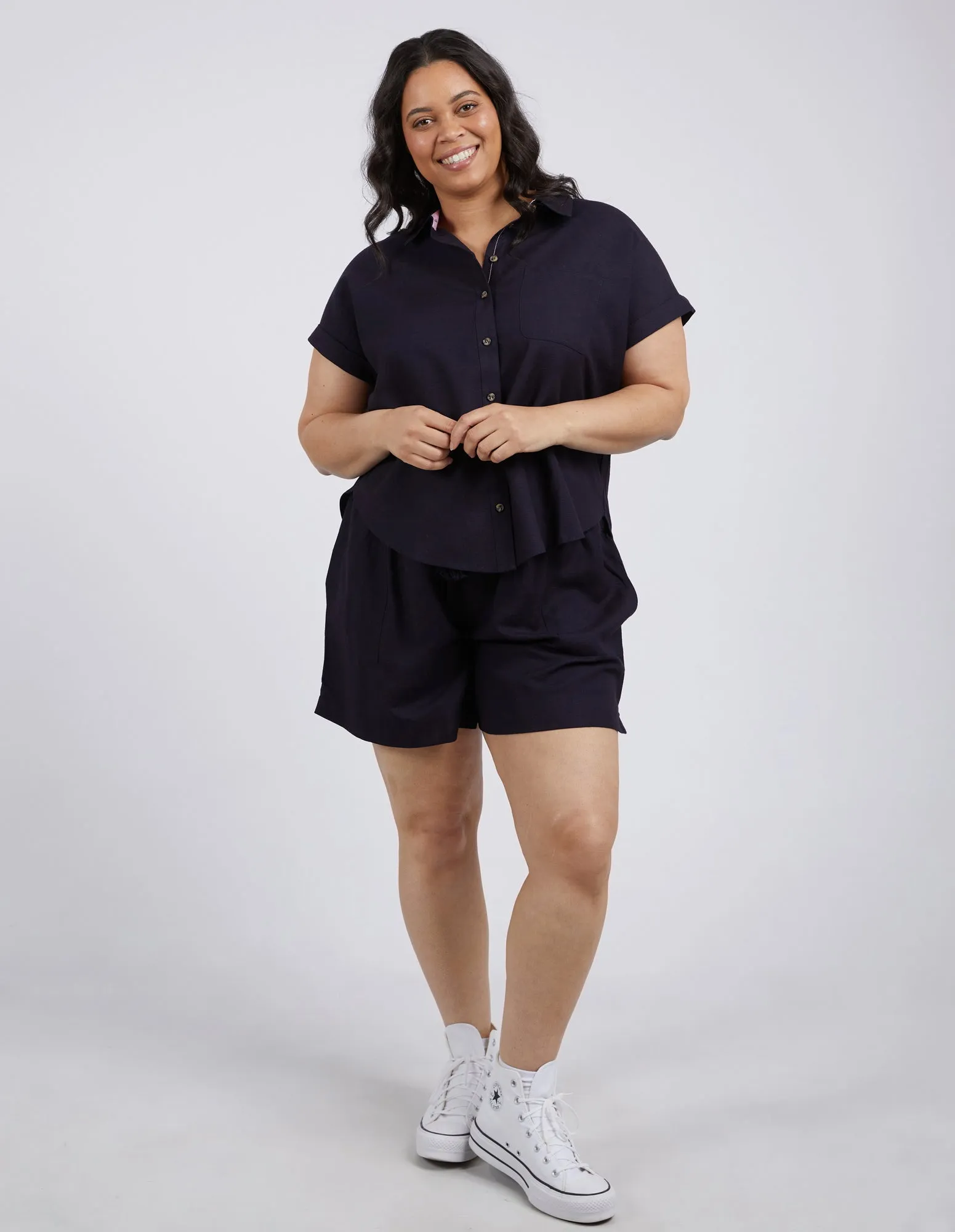 Clem Shirt Dark Sapphire