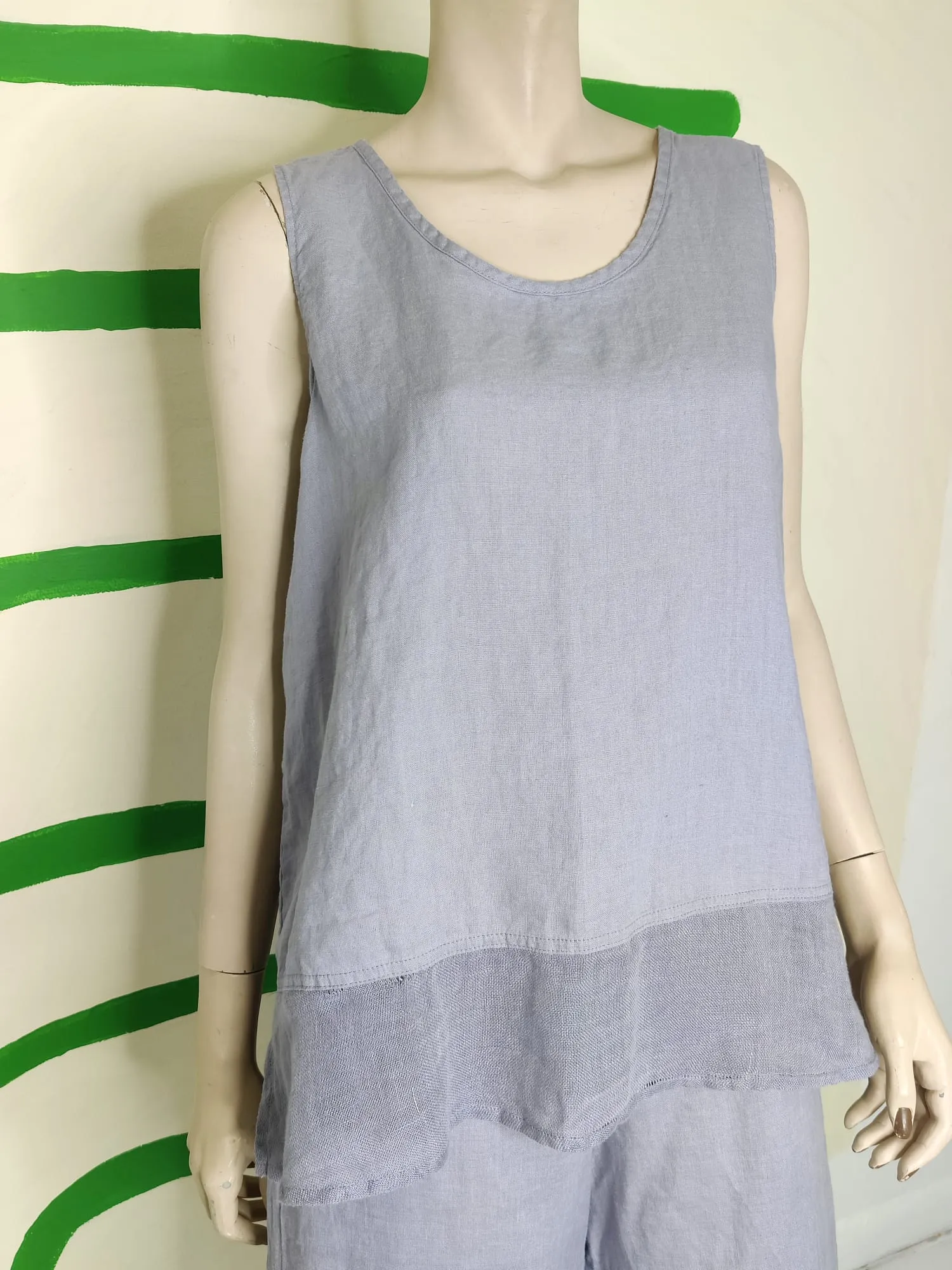 Detailed Gauze Tank