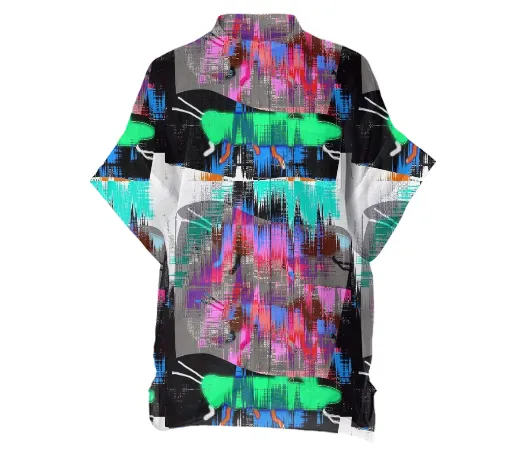 Grasshopper pink in black