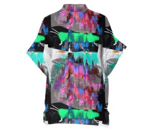 Grasshopper pink in black