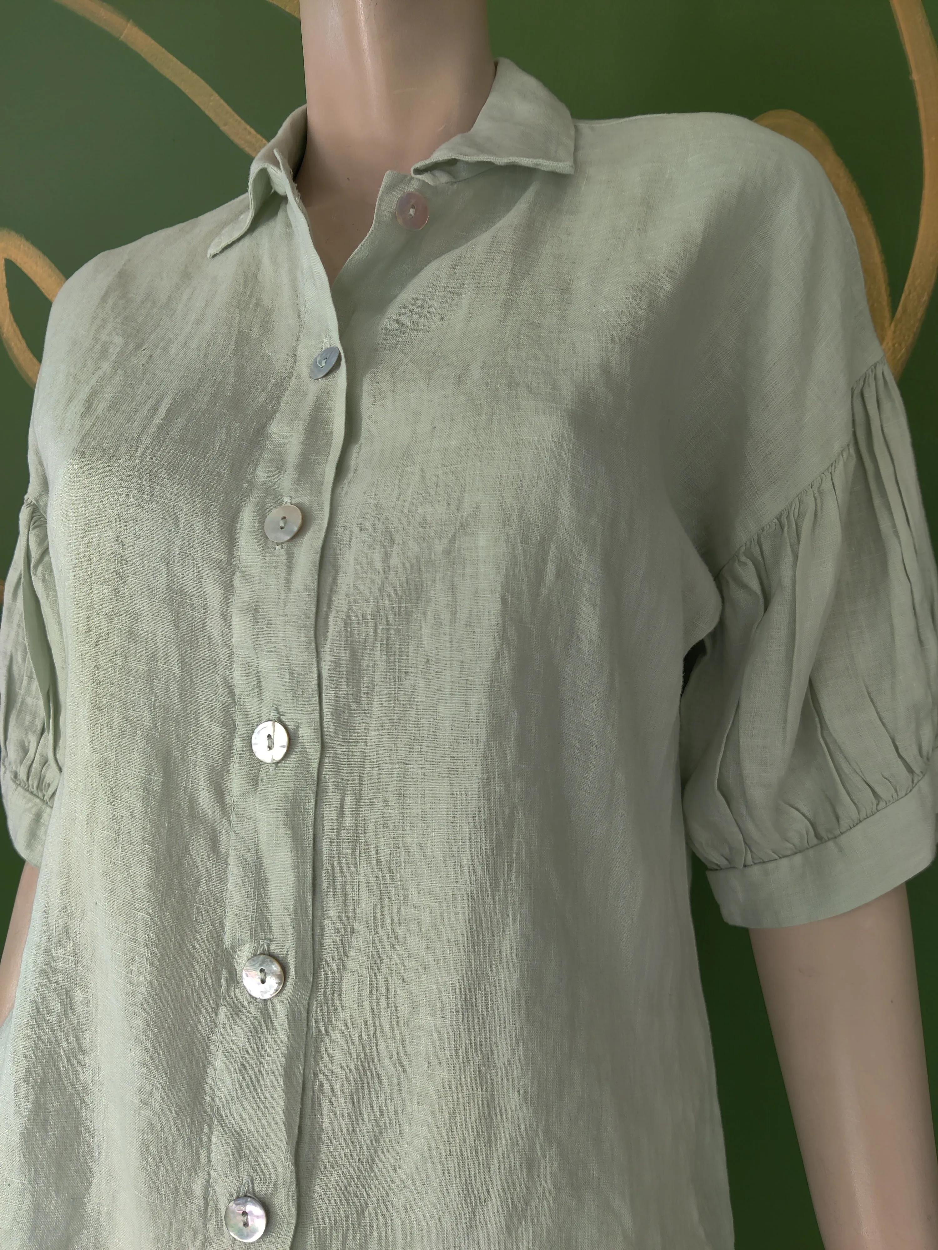 Grecian Green Shirt Curve