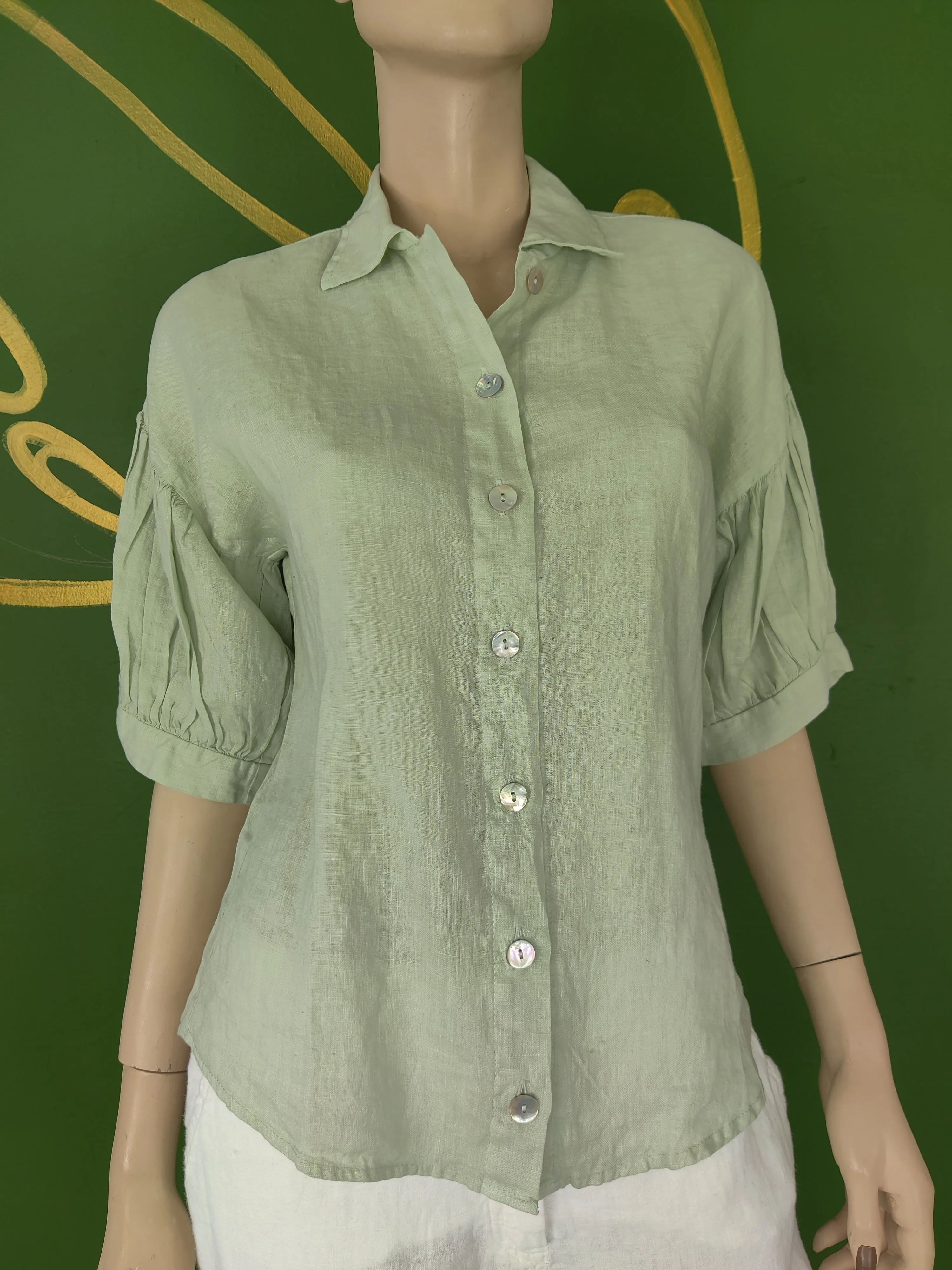 Grecian Green Shirt Curve
