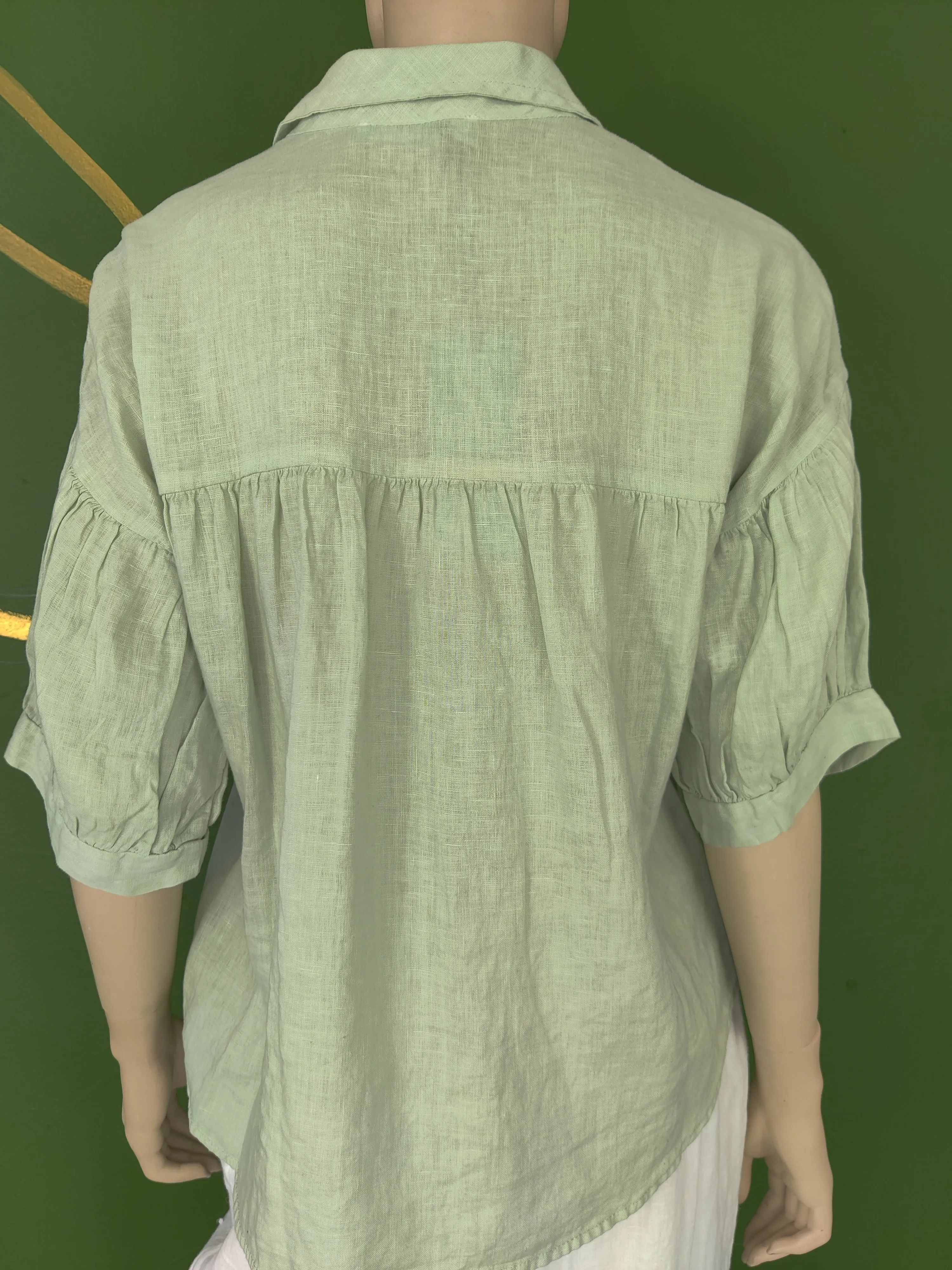 Grecian Green Shirt Curve