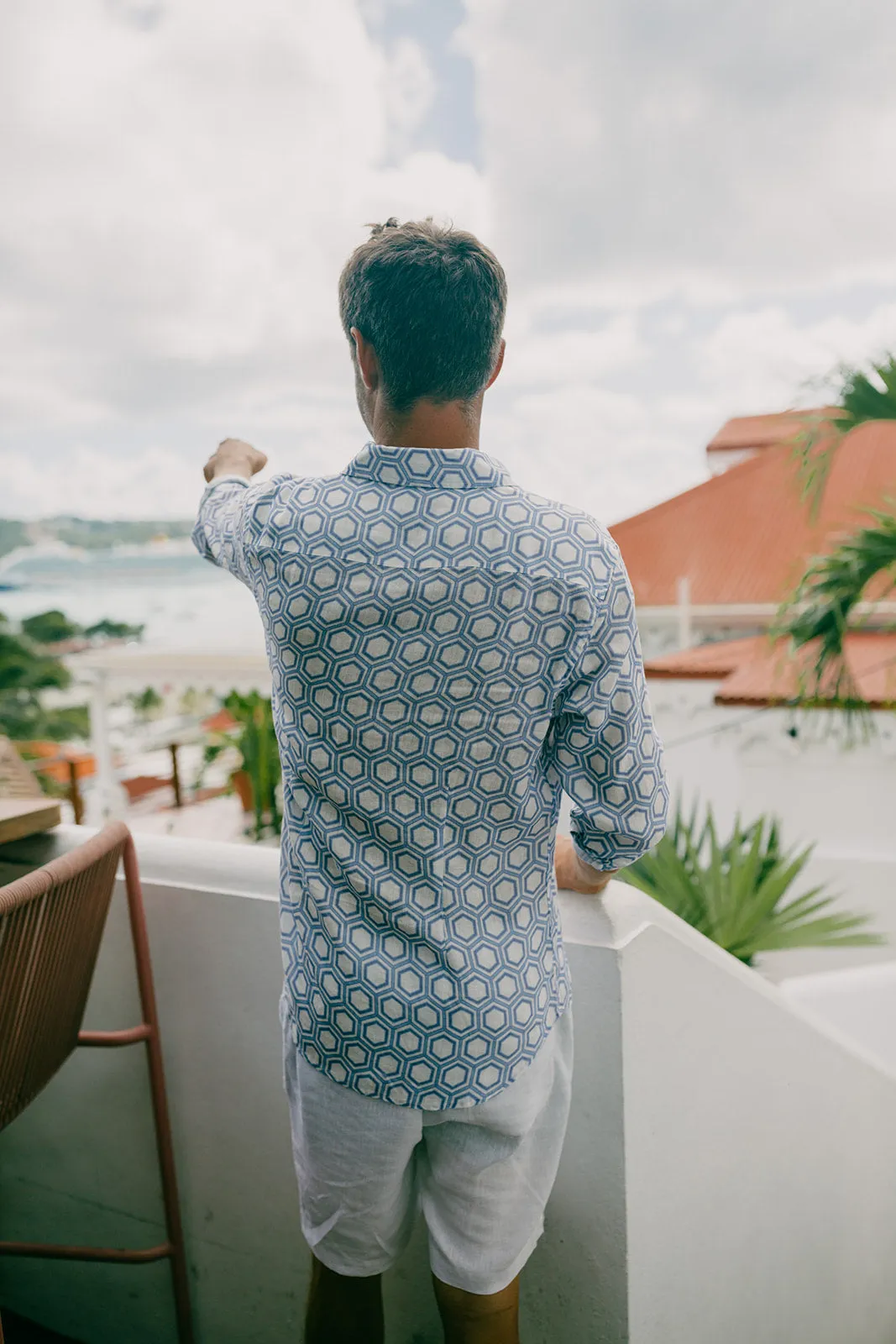 Jeremy Linen Shirt - Lavender Honey