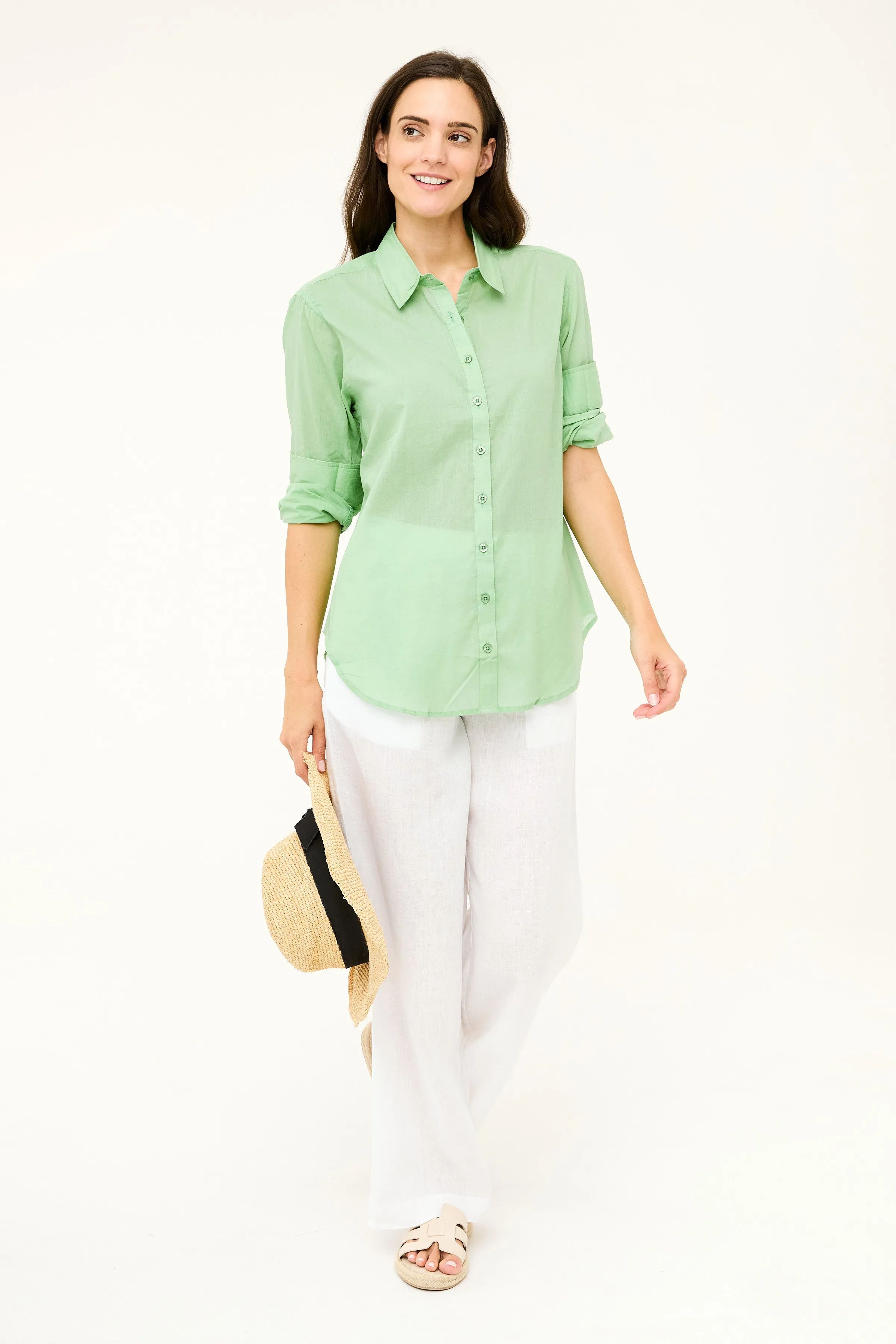 Laura Shirt - Zephyr Green