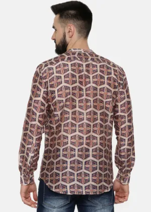 Line Bemberg Geometric Print shirt