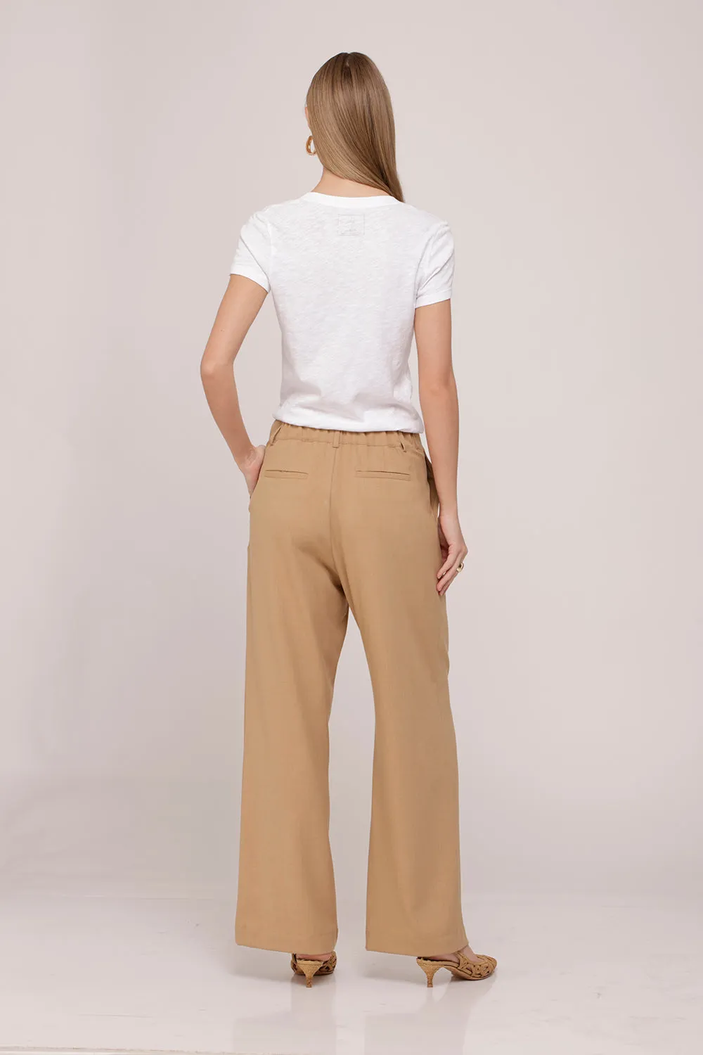 Linen Style T-Shirt White