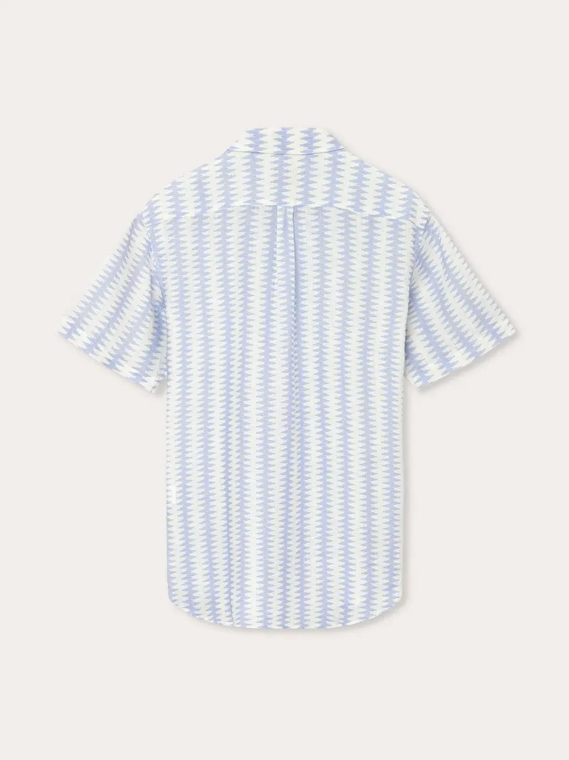 Men's Dishy Fishy Arawak Linen Shirt