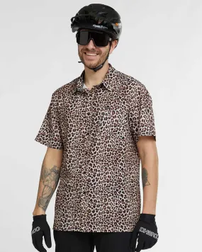 Mens Tech Party Shirt | Leopard