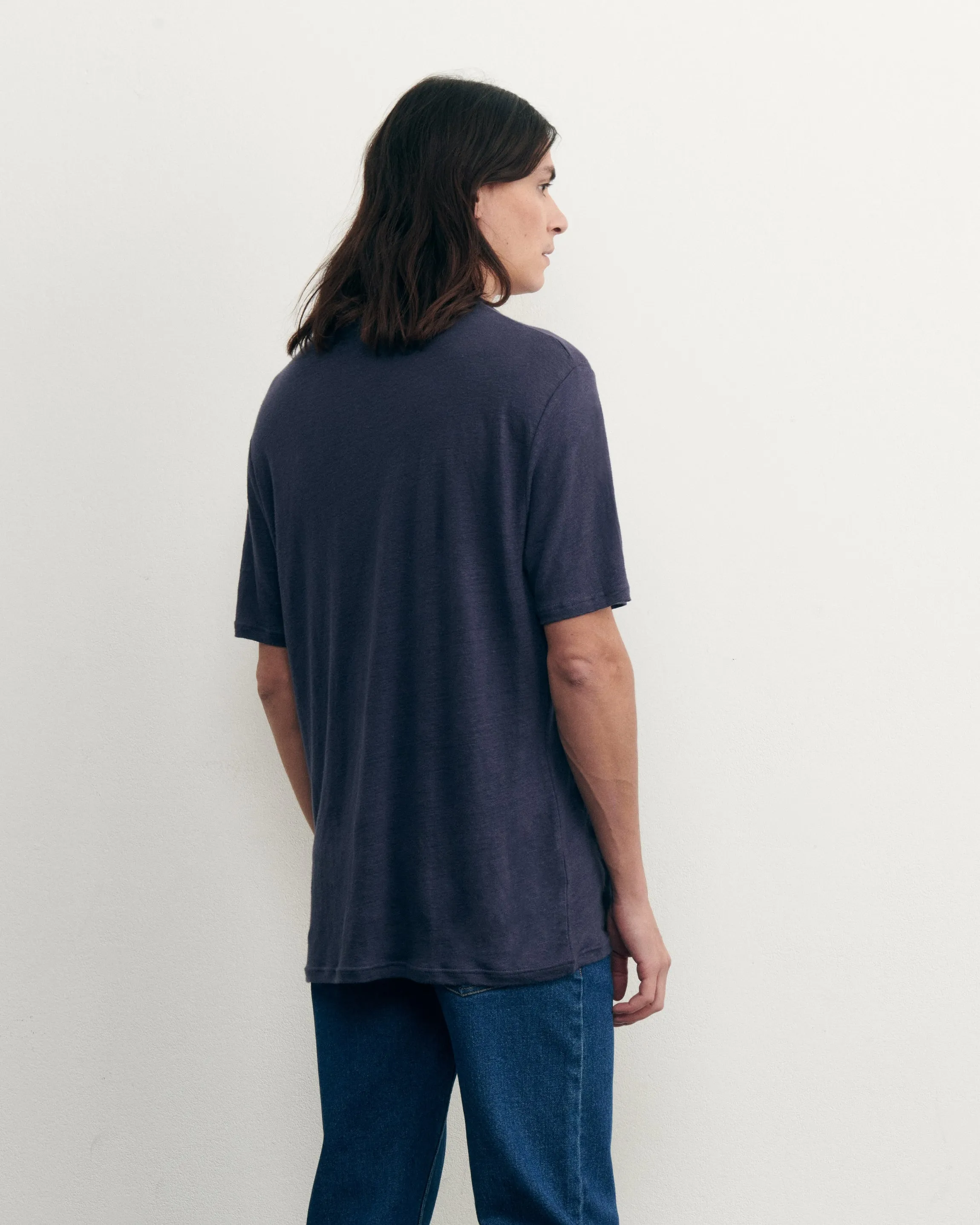 "Out Of Office" linen villiers t-shirt